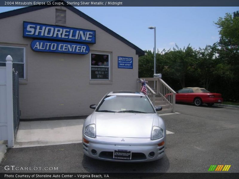 Sterling Silver Metallic / Midnight 2004 Mitsubishi Eclipse GS Coupe