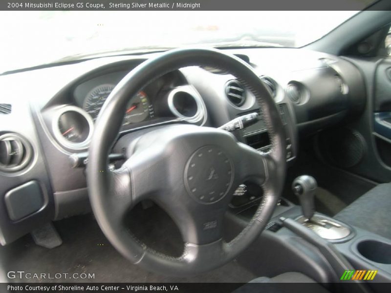 Sterling Silver Metallic / Midnight 2004 Mitsubishi Eclipse GS Coupe