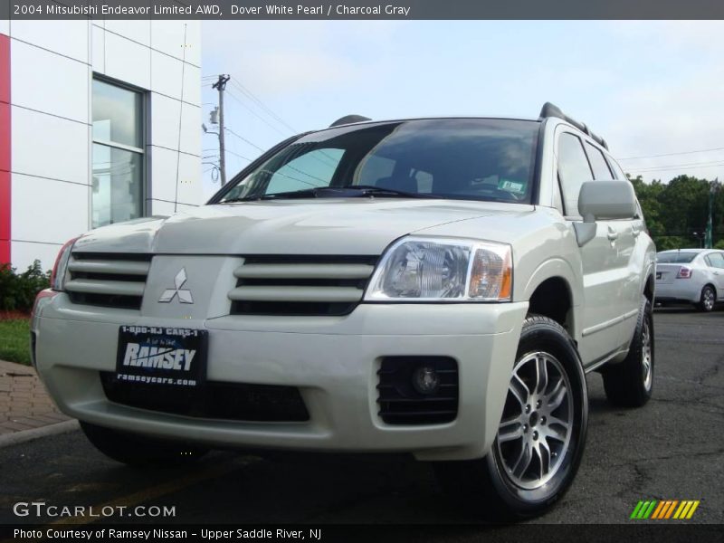 Dover White Pearl / Charcoal Gray 2004 Mitsubishi Endeavor Limited AWD
