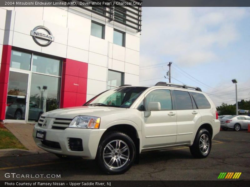 Dover White Pearl / Charcoal Gray 2004 Mitsubishi Endeavor Limited AWD