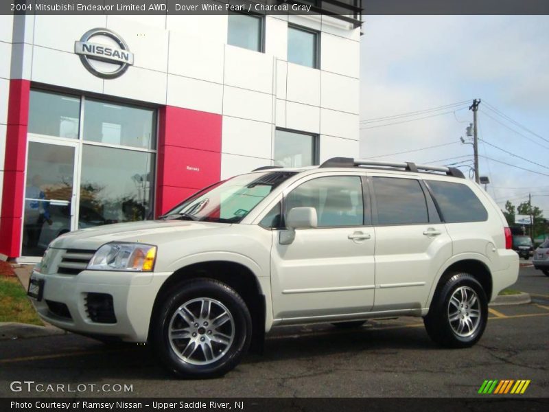 Dover White Pearl / Charcoal Gray 2004 Mitsubishi Endeavor Limited AWD