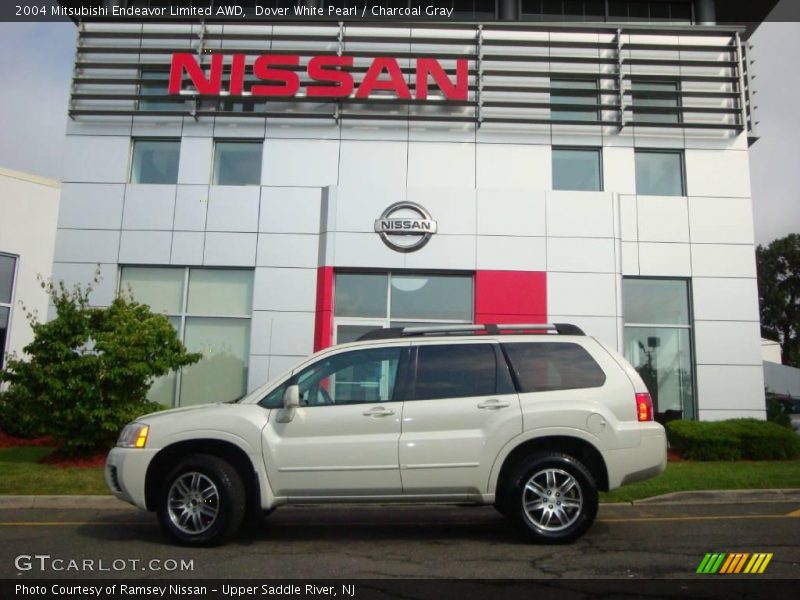 Dover White Pearl / Charcoal Gray 2004 Mitsubishi Endeavor Limited AWD