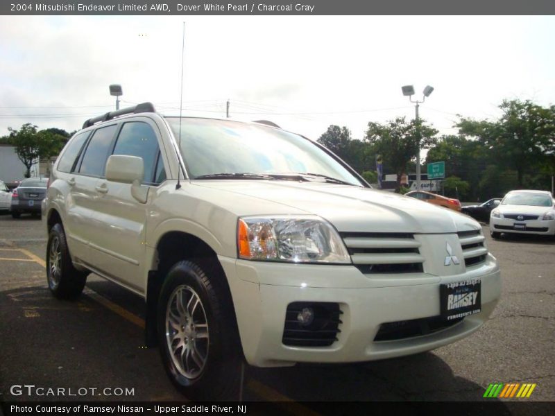 Dover White Pearl / Charcoal Gray 2004 Mitsubishi Endeavor Limited AWD