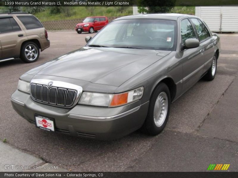 Medium Grey Metallic / Light Graphite 1999 Mercury Grand Marquis LS