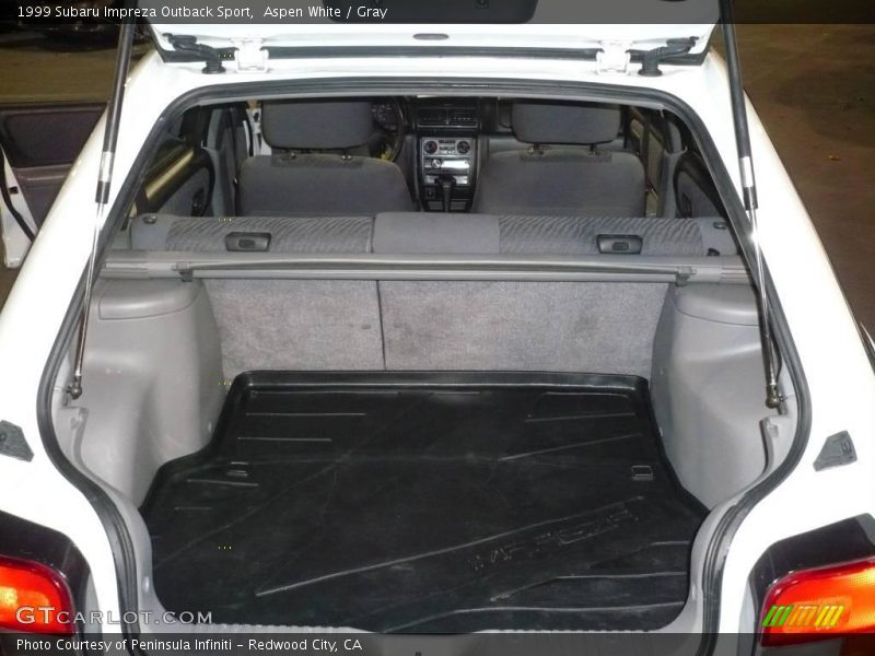Aspen White / Gray 1999 Subaru Impreza Outback Sport