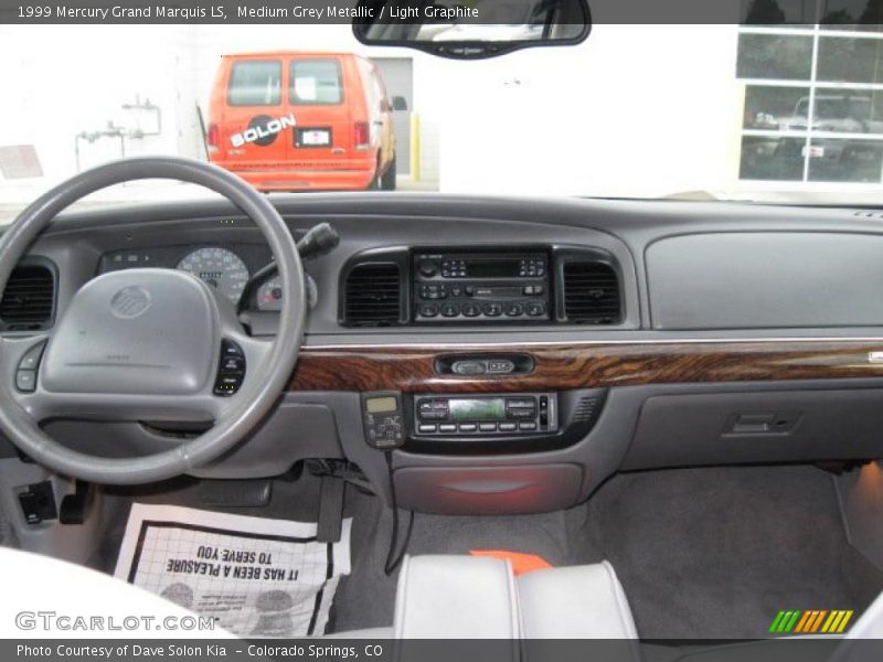 Medium Grey Metallic / Light Graphite 1999 Mercury Grand Marquis LS