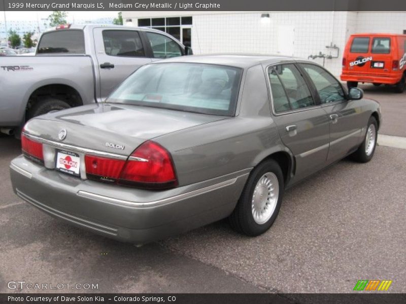 Medium Grey Metallic / Light Graphite 1999 Mercury Grand Marquis LS