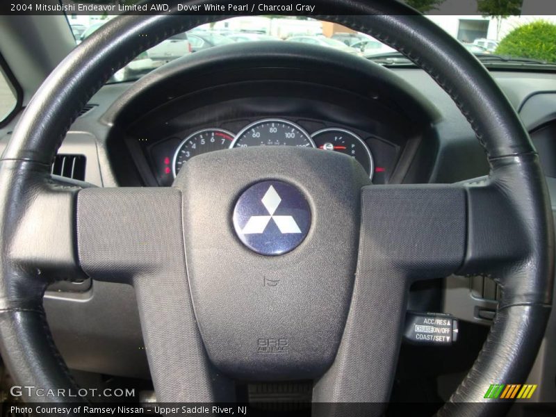 Dover White Pearl / Charcoal Gray 2004 Mitsubishi Endeavor Limited AWD