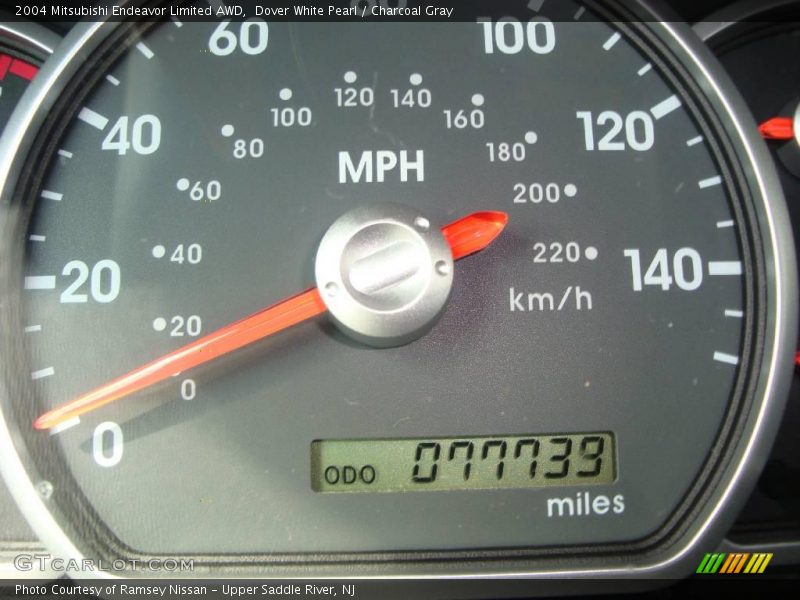 Dover White Pearl / Charcoal Gray 2004 Mitsubishi Endeavor Limited AWD