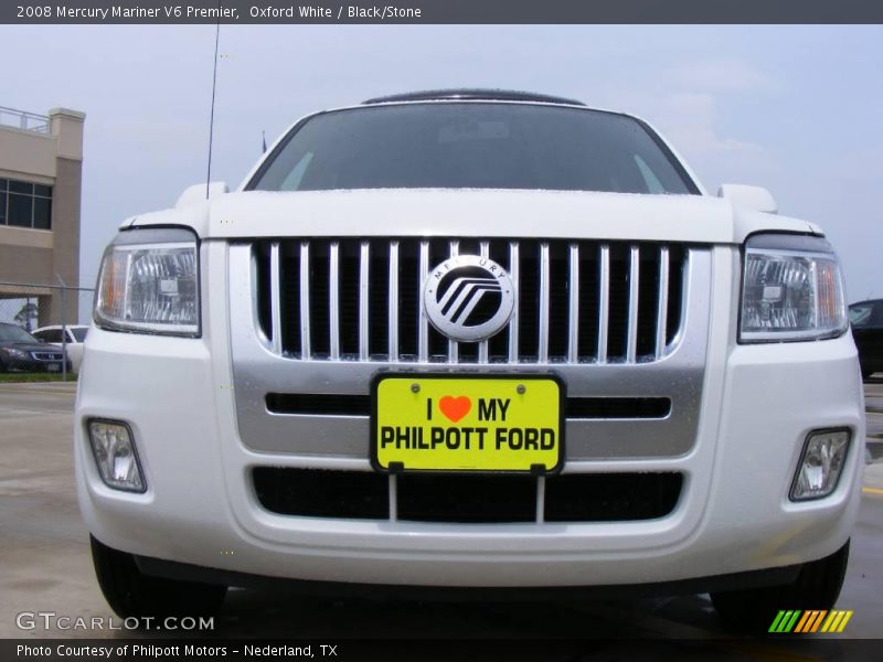 Oxford White / Black/Stone 2008 Mercury Mariner V6 Premier