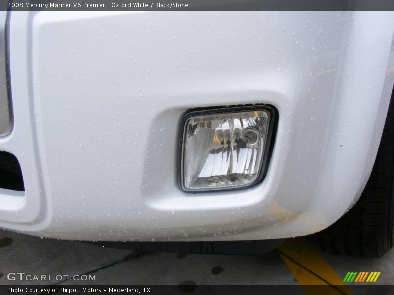 Oxford White / Black/Stone 2008 Mercury Mariner V6 Premier