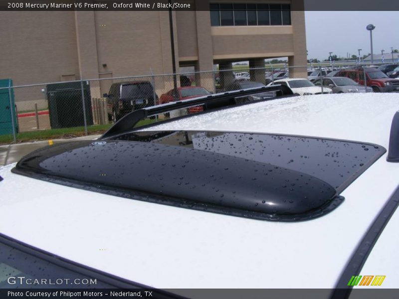 Oxford White / Black/Stone 2008 Mercury Mariner V6 Premier