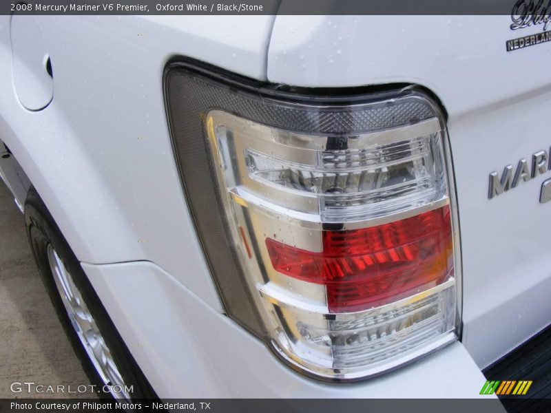 Oxford White / Black/Stone 2008 Mercury Mariner V6 Premier