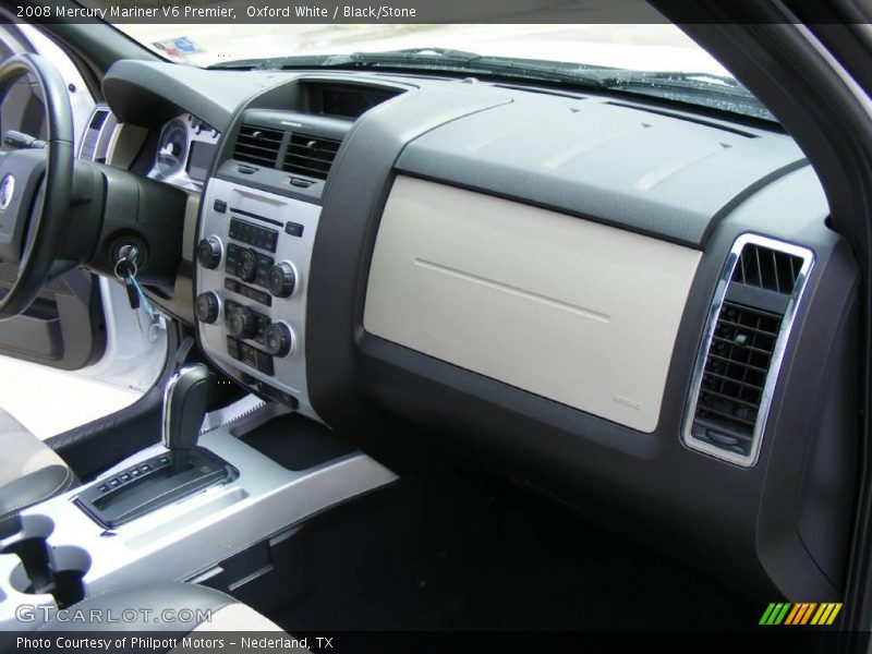 Oxford White / Black/Stone 2008 Mercury Mariner V6 Premier