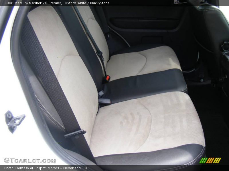 Oxford White / Black/Stone 2008 Mercury Mariner V6 Premier