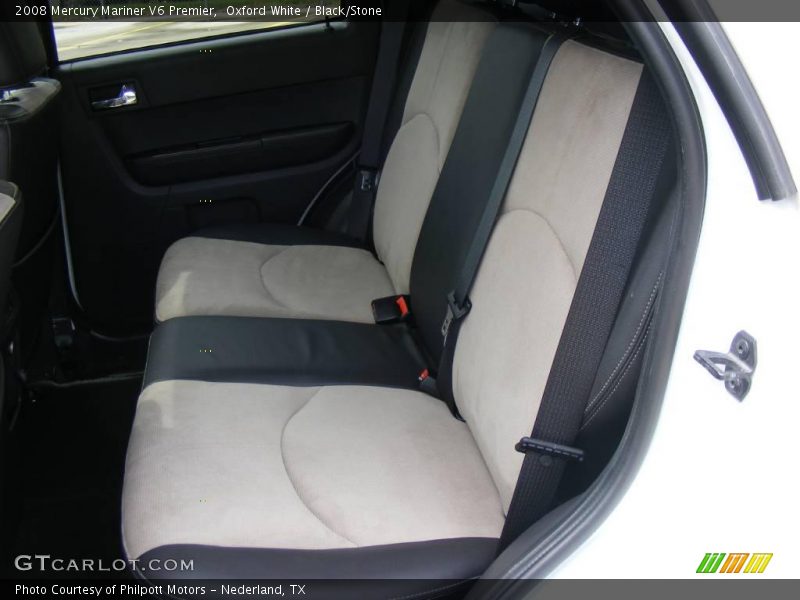 Oxford White / Black/Stone 2008 Mercury Mariner V6 Premier