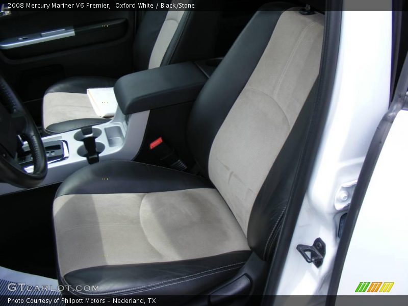 Oxford White / Black/Stone 2008 Mercury Mariner V6 Premier