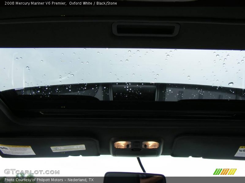 Oxford White / Black/Stone 2008 Mercury Mariner V6 Premier