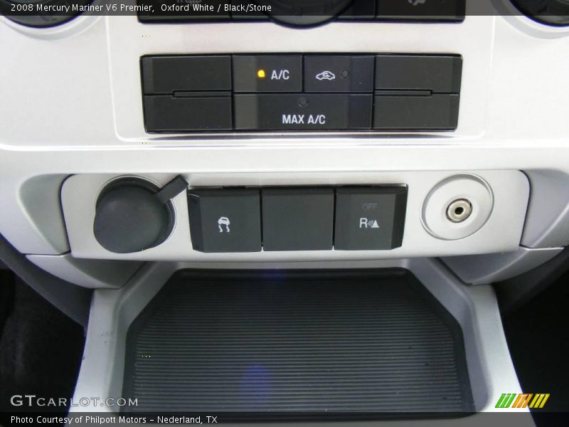 Oxford White / Black/Stone 2008 Mercury Mariner V6 Premier