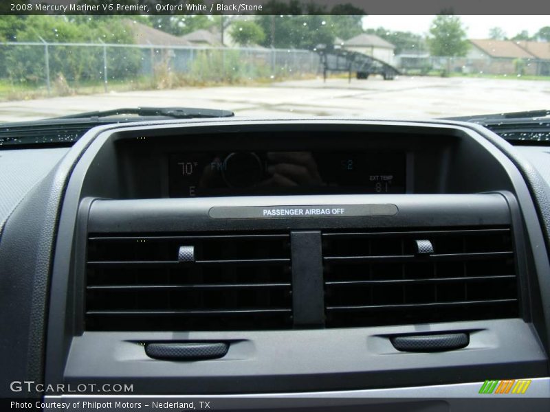 Oxford White / Black/Stone 2008 Mercury Mariner V6 Premier