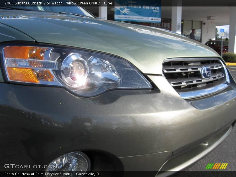 Willow Green Opal / Taupe 2005 Subaru Outback 2.5i Wagon