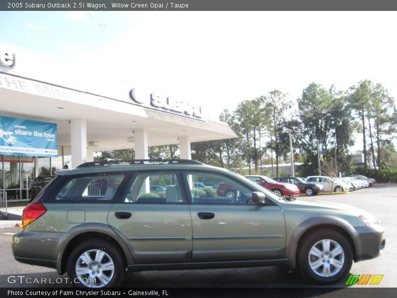 Willow Green Opal / Taupe 2005 Subaru Outback 2.5i Wagon