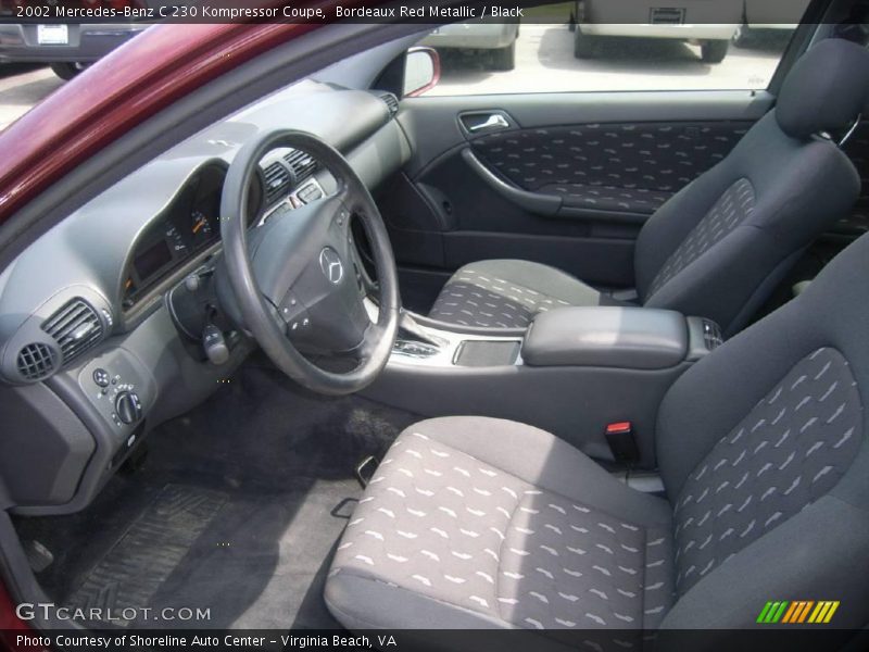 Bordeaux Red Metallic / Black 2002 Mercedes-Benz C 230 Kompressor Coupe