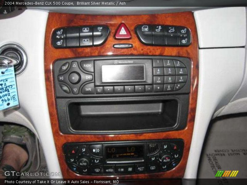 Brilliant Silver Metallic / Ash 2004 Mercedes-Benz CLK 500 Coupe