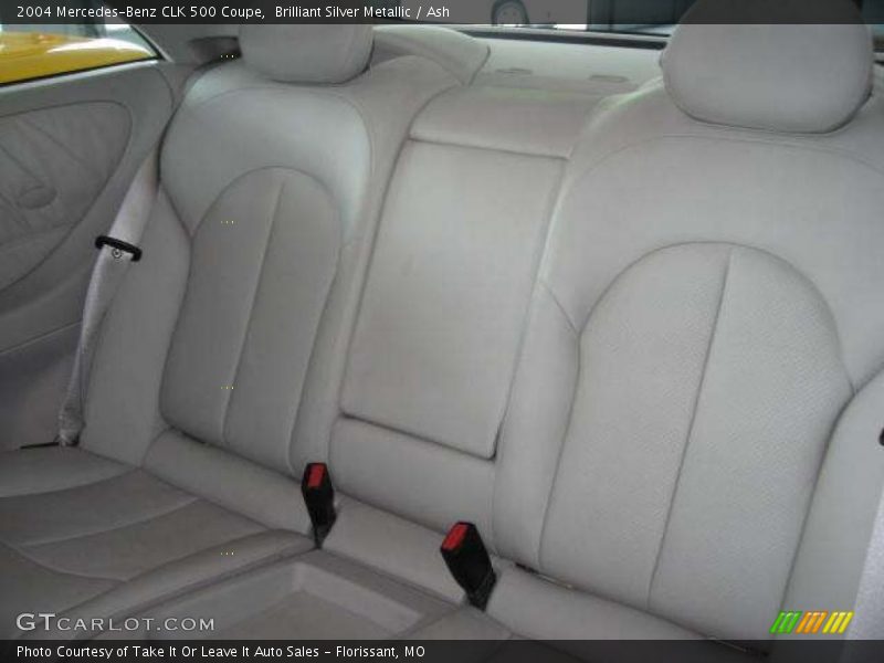 Brilliant Silver Metallic / Ash 2004 Mercedes-Benz CLK 500 Coupe