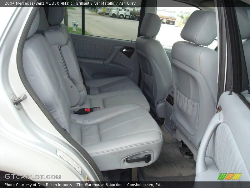 Brilliant Silver Metallic / Ash Grey 2004 Mercedes-Benz ML 350 4Matic