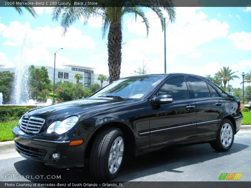 Black / Stone 2006 Mercedes-Benz C 280 Luxury