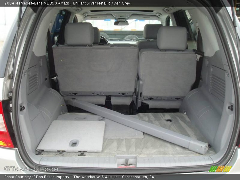 Brilliant Silver Metallic / Ash Grey 2004 Mercedes-Benz ML 350 4Matic