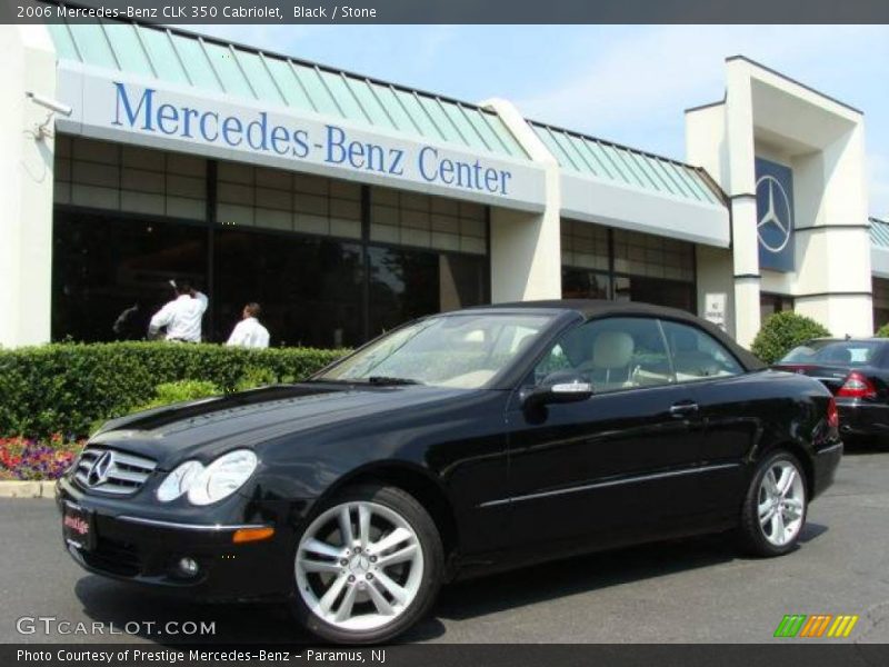 Black / Stone 2006 Mercedes-Benz CLK 350 Cabriolet