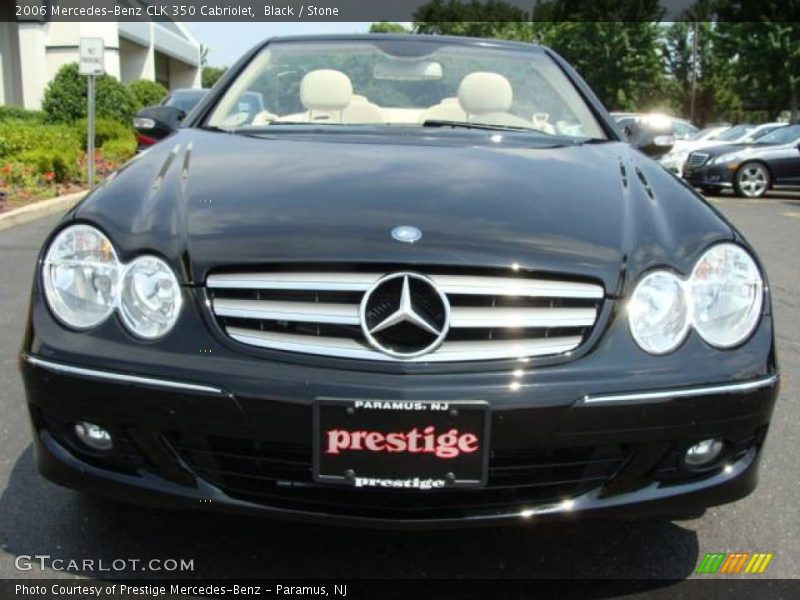 Black / Stone 2006 Mercedes-Benz CLK 350 Cabriolet