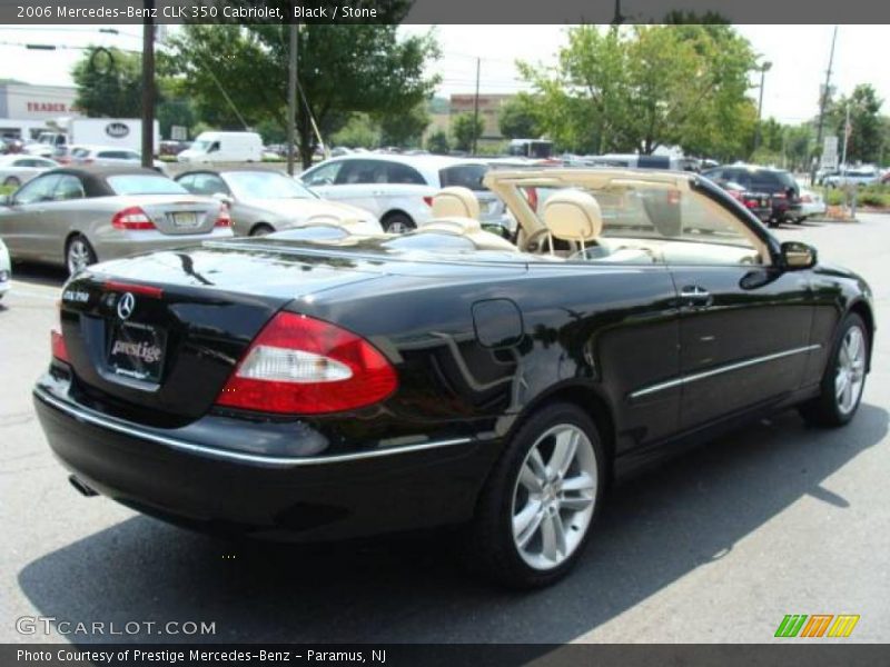 Black / Stone 2006 Mercedes-Benz CLK 350 Cabriolet