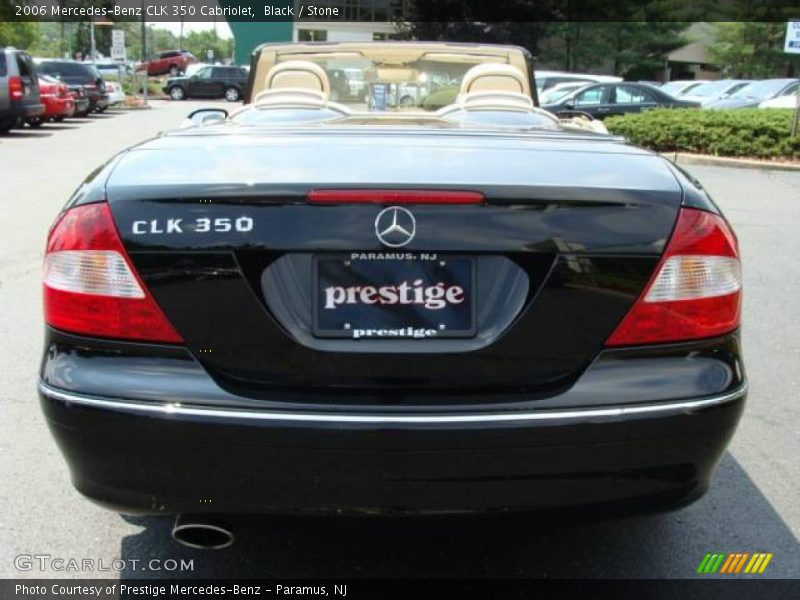 Black / Stone 2006 Mercedes-Benz CLK 350 Cabriolet