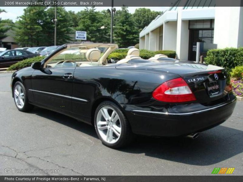 Black / Stone 2006 Mercedes-Benz CLK 350 Cabriolet