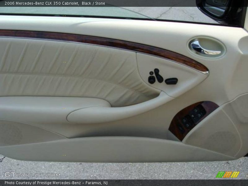 Black / Stone 2006 Mercedes-Benz CLK 350 Cabriolet