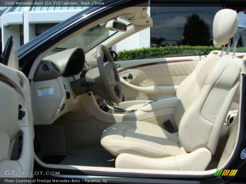 Black / Stone 2006 Mercedes-Benz CLK 350 Cabriolet