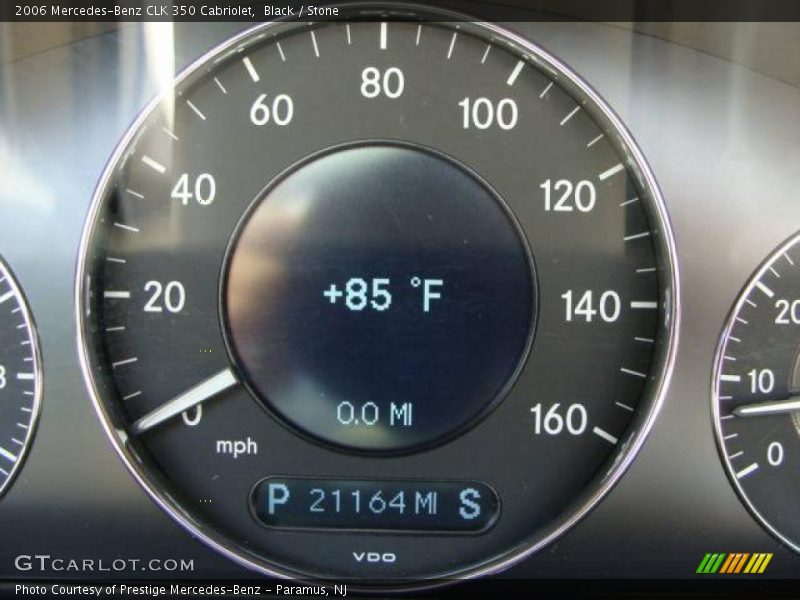Black / Stone 2006 Mercedes-Benz CLK 350 Cabriolet