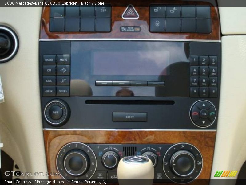 Black / Stone 2006 Mercedes-Benz CLK 350 Cabriolet