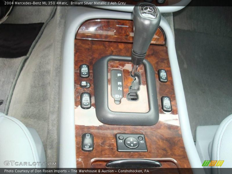 Brilliant Silver Metallic / Ash Grey 2004 Mercedes-Benz ML 350 4Matic