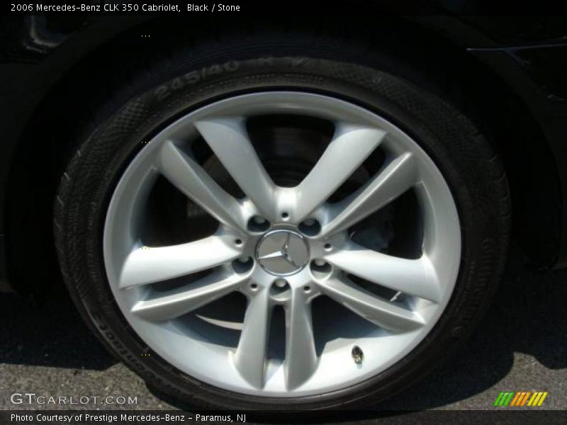 Black / Stone 2006 Mercedes-Benz CLK 350 Cabriolet