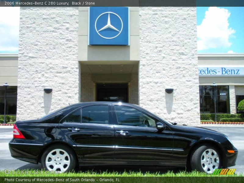 Black / Stone 2006 Mercedes-Benz C 280 Luxury