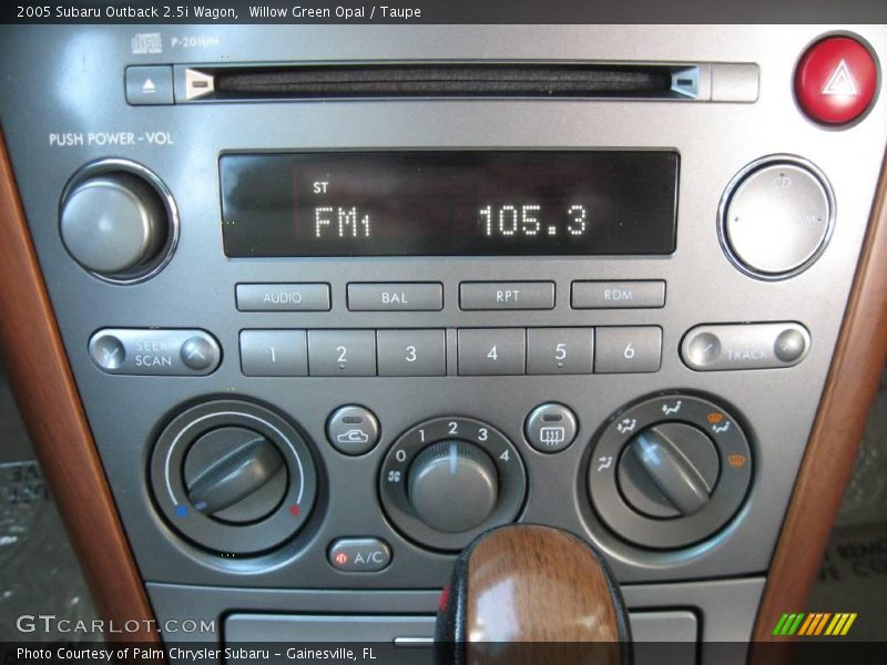 Willow Green Opal / Taupe 2005 Subaru Outback 2.5i Wagon