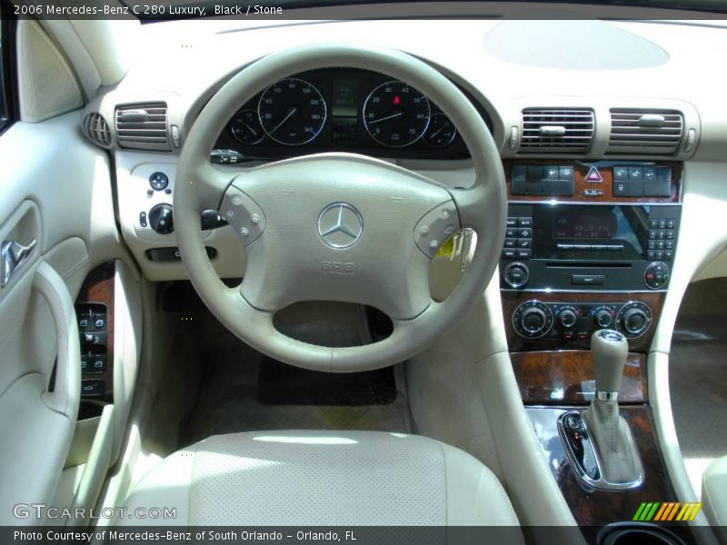 Black / Stone 2006 Mercedes-Benz C 280 Luxury