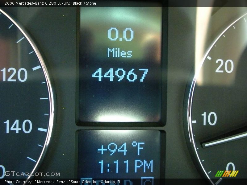 Black / Stone 2006 Mercedes-Benz C 280 Luxury