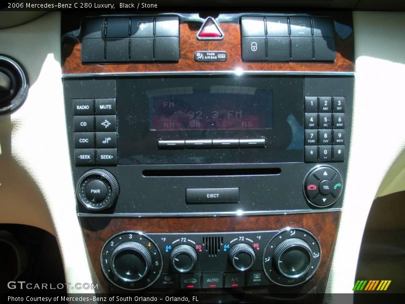 Black / Stone 2006 Mercedes-Benz C 280 Luxury