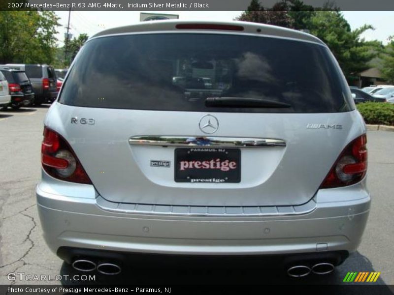 Iridium Silver Metallic / Black 2007 Mercedes-Benz R 63 AMG 4Matic