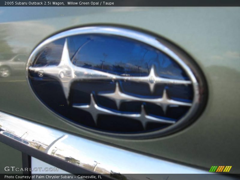 Willow Green Opal / Taupe 2005 Subaru Outback 2.5i Wagon
